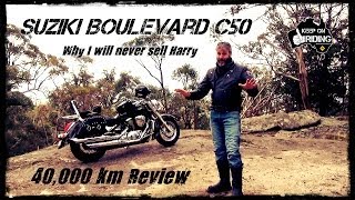 Suzuki Boulevard C50  40000km Review [upl. by Cello]