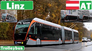 🇦🇹 LINZ TROLEYBUS  Linz OBus 2019 [upl. by Ohnuj]