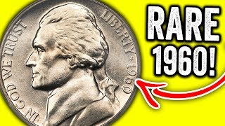 1960 JEFFERSON NICKELS WORTH MONEY  RARE COINS TO LOOK FOR IN POCKET CHANGE [upl. by Keefe]