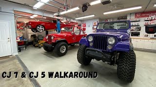 1977 Jeep CJ7 amp CJ5 Walkaround [upl. by Atterys]