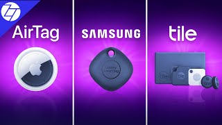 AirTags vs Samsung SmartTag vs Tile  The ULTIMATE Comparison [upl. by Stark708]