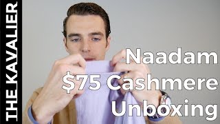 Naadam Unboxing  75 Cashmere Sweater [upl. by Hsak657]