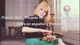 France Gall  Poupée de cire poupée de son letra en español y francés [upl. by Anilehcim]