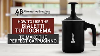 How to Use the Bialetti Tuttocrema Milk Frother [upl. by Ytok72]