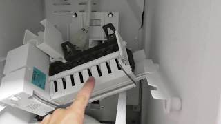 FRIGIDAIRE Refrigerator ICE MAKER FIX REPAIR REPLACE DETAILS HOW TO [upl. by Ennadroj239]