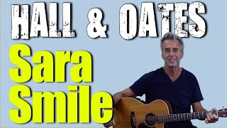 How To Play quotSara Smilequot On Guitar  Hall amp Oates Guitar Lesson  Tutorial [upl. by Ytima303]