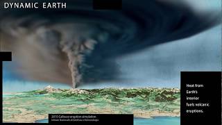 ASHEE 2015 Calbuco eruption simulation [upl. by Rosenbaum]