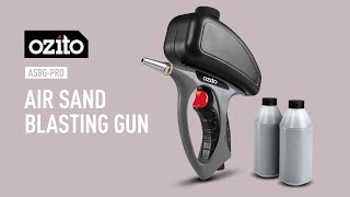 Ozito Air Sand Blasting Gun  Product Video [upl. by Gottuard]