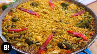 Easy amp Authentic Vegetable Paella [upl. by Adalheid]