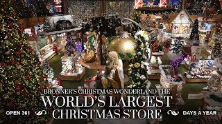 Bronners Christmas Wonderland Store Tour [upl. by Bax]