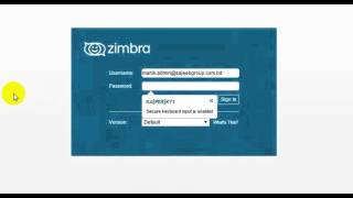 How to Login Zimbra Mail [upl. by Sergius]