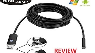 New Rice Android OTG Smartphone USB Endoscope Wire Camera Review [upl. by Harriet]