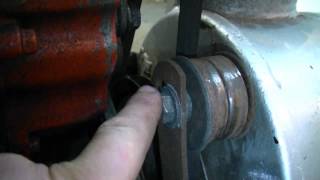 HOW TO Adjust The Belt Idler Pulley on an Older Craftsman Snowblower [upl. by Nosnor]