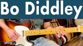 How To Play Bo Diddley  Bo Diddley Guitar Lesson  Tutorial  TABS [upl. by Osrock62]