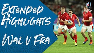 Extended Highlights Wales 2019 France  Rugby World Cup 2019 [upl. by Niletak]