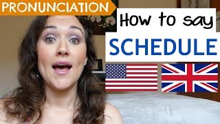 How to Pronounce SCHEDULE US UK amp Australian pronunciation [upl. by Xaviera]