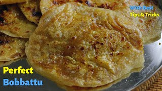 నేతి బొబ్బట్లు  PuranPoli  How to make perfect Bobbatlu at Home in Telugu by Vismai Food [upl. by Ssew]