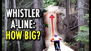 Whistler ALINE Can I Clear the Worlds Most Famous Jump Trail [upl. by Lilah571]