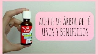 ACEITE DE ÁRBOL DE TÉ USOS Y BENEFICIOS  MARIEBELLE [upl. by Nosnehpets]