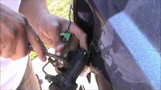 Ford F250 Power Door Lock Actuator removal and repair [upl. by Neelsaj]