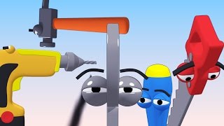 FUNNY TOOLS for Kids ep1  Let´s Meet the FUNNY TOOLS   AApV [upl. by Minsat]