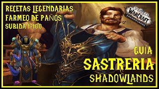 🧵 Guía de Sastrería 90 🧵  World of Warcraft SHADOWLANDS [upl. by Elleynad553]