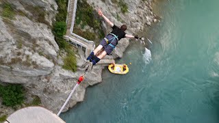 Kawarau Bridge Bungy Jump in Queenstown New Zealand [upl. by Timmy925]