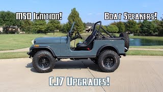 Jeep CJ Gets Electronic Upgrades [upl. by Atinram944]