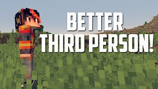 Better Third Person Mod in Minecraft Cinematic Camera Angles [upl. by Areik374]