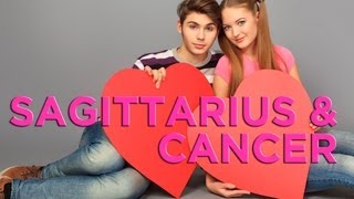 Are Cancer amp Sagittarius Compatible  Zodiac Love Guide [upl. by Ettenahc]