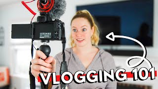 HOW TO VLOG For Beginners  Tips to make better vlogs amp become a SUCCESSFUL VLOGGER on YouTube [upl. by Illib]