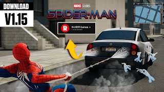 SPIDERMAN RUSER GAMES V115 DOWNLOAD  GAMEPLAY [upl. by Aenyl334]