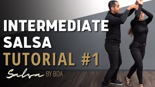 Intermediate Salsa Tutorial  Learn How To Salsa Dance With A Partner  Demetrio amp Nicole [upl. by Eissim]