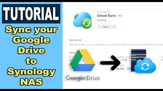 Sync your Google Drive to Synology NAS  Cloud Sync [upl. by Gnes]