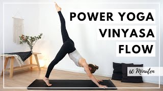 60 Minuten Yoga Flow für Fortgeschrittene  Power Yoga amp Deep Stretch [upl. by Kila]