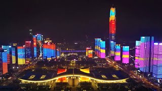 Worlds First Full City Light Show  The Future is NOW [upl. by Jemena424]