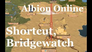 Albion Online  Caerleon to Bridgewatch fast almost safely [upl. by Gamages509]