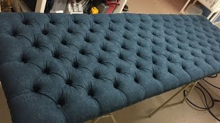 How to Make a Tufted Headboard [upl. by Nil]