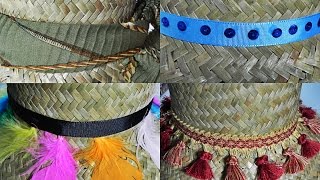 1000 ideas DIY para customizar un sombrero [upl. by Yekim]