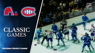 NHL Classic Games 1984 Battle of Quebec  Canadiens defeat Nordiques [upl. by Bringhurst930]