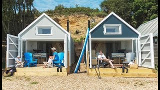 Britains Largest And Most Luxurious Beach Huts [upl. by Orenid897]