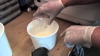 Mixing Polyurethane Foam Liquid [upl. by Pate]