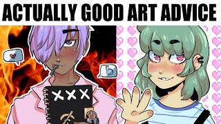 ART ADVICE THAT ACTUALLY HELPS [upl. by Aninay288]