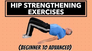 Exercises to Strengthen All 3 Glutes amp Help Decrease Hip Pain Beginner amp Advanced [upl. by Gwendolen]