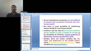 Quantity Theory of Money  Friedman [upl. by Sherye]