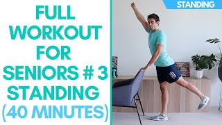 Standing Workout for Seniors  No Equipment Needed [upl. by Ytok761]