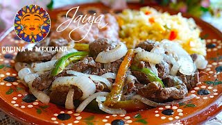 Cómo Hacer Bistec Encebollado Bien Suavecito [upl. by Ecnal]