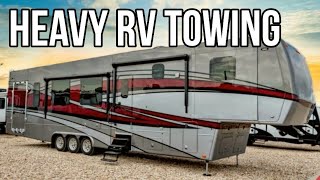 Heavy Fifth Wheel RV Towing Whats the best truck pickup [upl. by Neros]