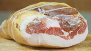 Prosciutto crudo di Parma S Daniele and Reserve how to slice it and store it properly [upl. by Tonia]