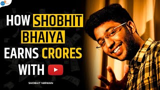 How Shobhit Bhaiya Started Teaching On YouTube  ShobhitNirwan17  Josh Talks [upl. by Llenna]